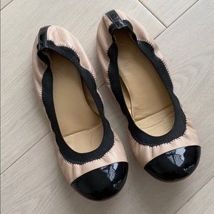 JCrew two-tone ballet flats